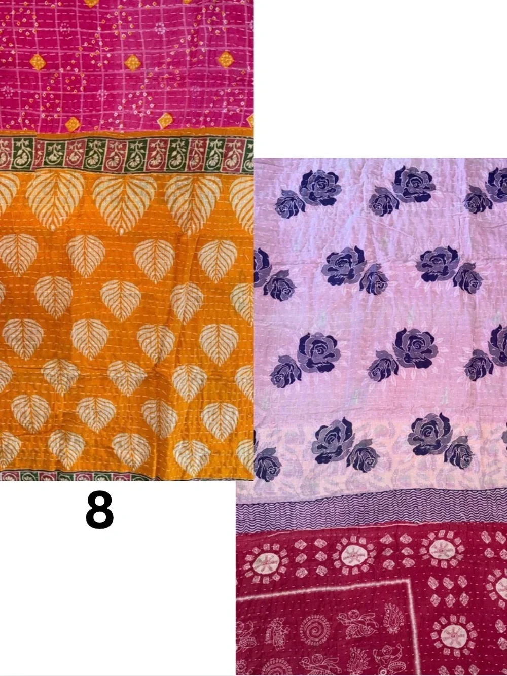 Kantha Throw #8